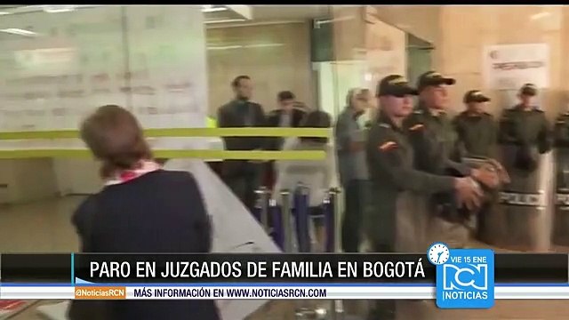 Cese de actividades en 32 juzgados de familia de Bogotá