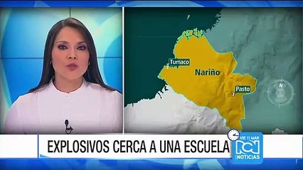 Carga explosiva fue encontrada por las autoridades cerca de un colegio
