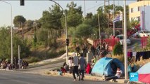 Des milliers de migrants toujours sans-abris sur l'île de Lesbos après les incendies au camp de Moria