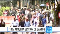 El 14 % de los colombianos aprueba gestión del presidente Santos, según encuesta