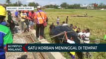 Kecelakaan Di Perlintasan Tanpa Palang Pintu, Kereta Tabrak Minibus