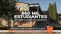 Comienzan las clases para 860.000 estudiantes de colegios públicos de Bogotá