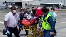 ‘코로나 후유증’ 멕시코 교민, 구급 비행기로 한국 이송