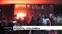 Bogota: 10 halott egy rendőri erőszak elleni tüntetésen