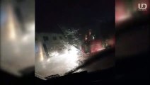 Video: ‘¡Pónganse abusados la lluvia es fuerte y un carro se acaba de voltear!’; Así se viven las lluvias en Mazatán