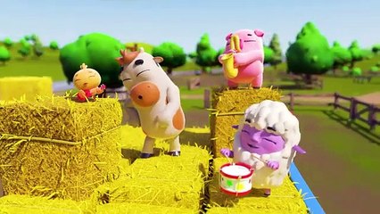 动物歌大融合 - Down At The Farm - Learn Animal Sounds - ★新曲★ - 儿童歌曲 - 童谣 - 儿歌 - 小宝贝布姆