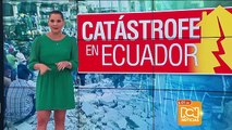 Ecuatorianos claman por agua, medicinas y comida