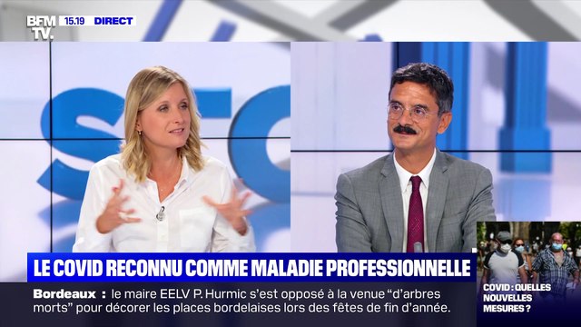 Le Covid reconnu comme maladie professionnelle - 11/09