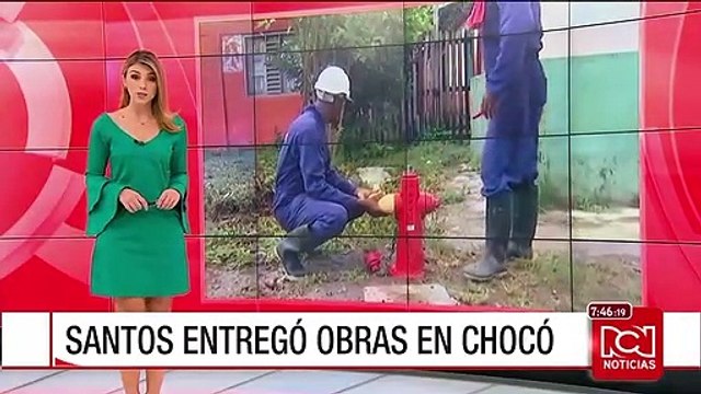 Presidente Santos prometió agua potable para todos los municipios del Chocó