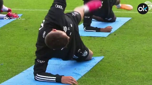 A Javi Martínez se le escapa en pleno entrenamiento que puede fichar por el Athletic