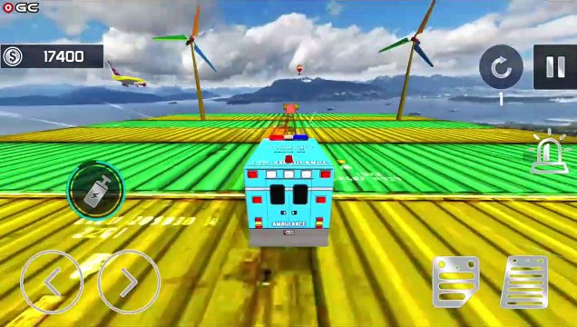 Ambulance Stunts Driving Mega Ramp GT Racing - Impossible Tracks Game - Android GamePlay #3