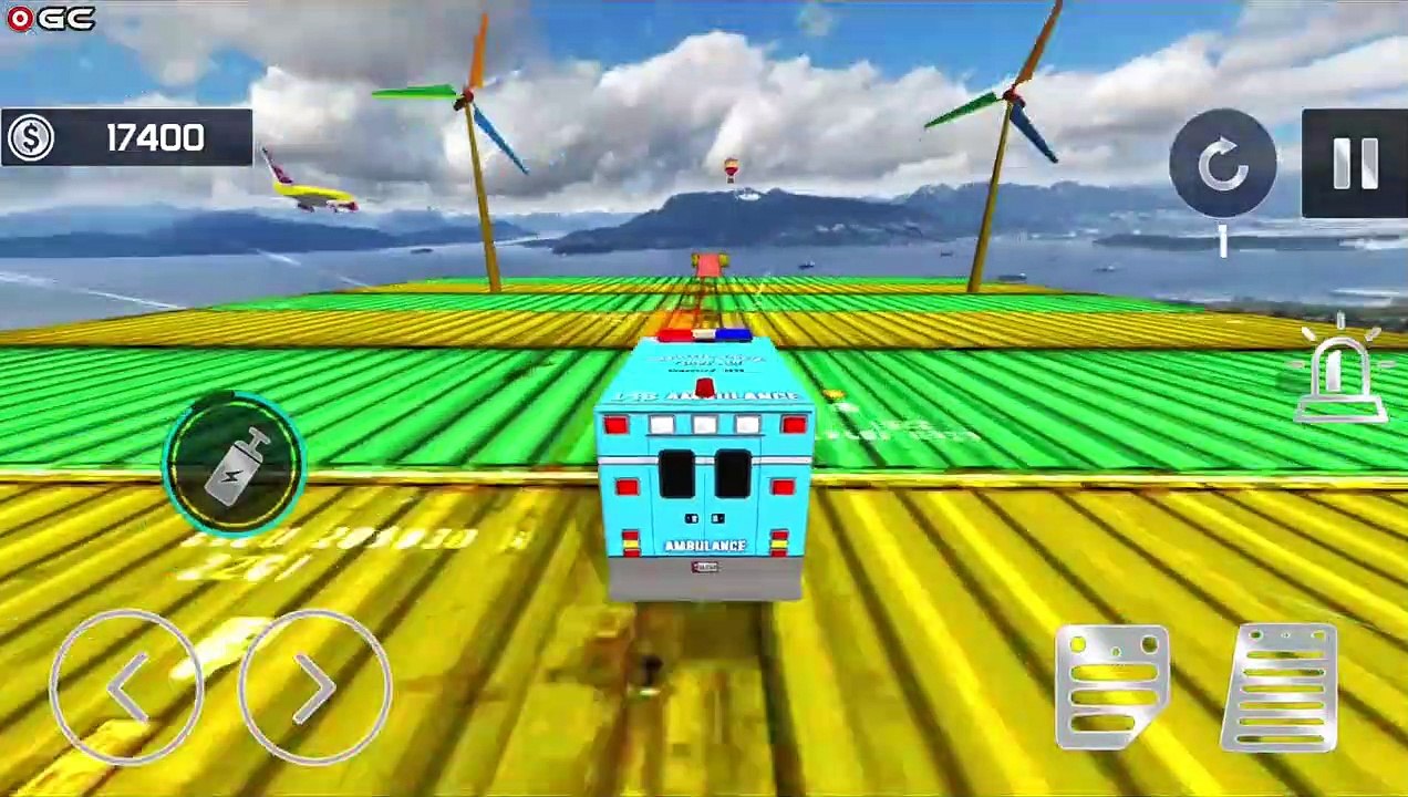 Ambulance Stunts Driving Mega Ramp GT Racing - Impossible Tracks Game - Android GamePlay #3