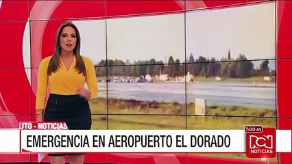 Emergencia en aeropuerto El Dorado por avión boliviano que se salió de la pista
