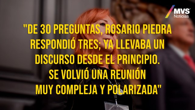 Senadores piden a Rosario Piedra Ibarra renunciar a la CNDH