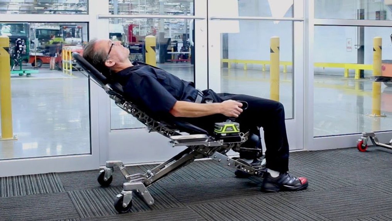 The ultimate chair for mechanics