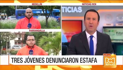 Tres jóvenes estafados en Barranquilla