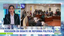 A gritos terminó el debate al proyecto de reforma política en la Cámara