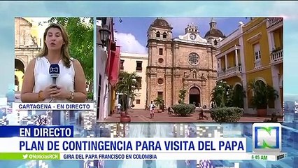 Aprueban plan de contingencia para visita del papa a Cartagena
