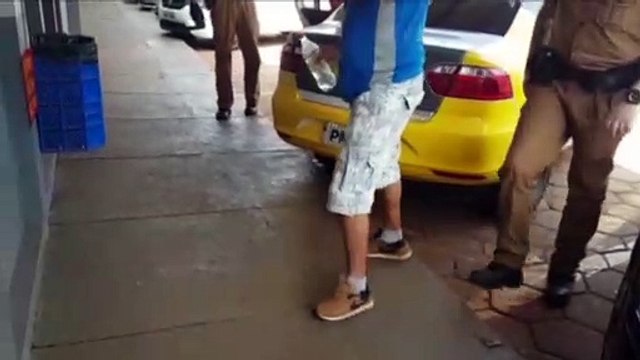 Homem acusado de agredir mulher com facão é preso pela PM no Bairro São Cristóvão