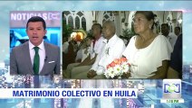 En Yaguará, Huila, 38 parejas contrajeron matrimonio en una ceremonia colectiva