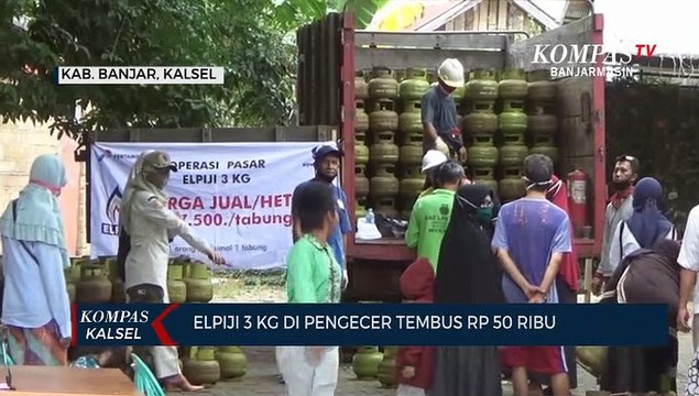 Harga Elpiji Bersubsidi Melambung Hingga Puluhan Ribu Pertabung, Warga Rela Antre di Operasi Pasar