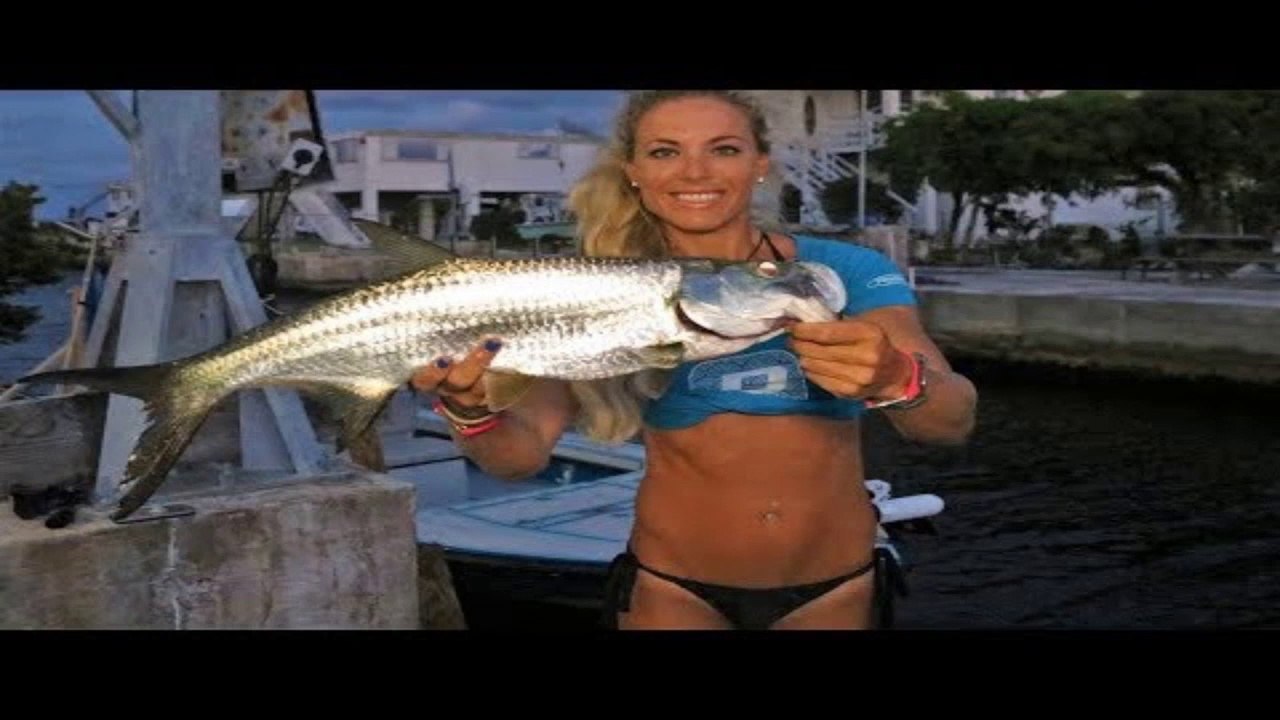FISHING for Baby Tarpon in Backyard Florida Keys Honey Hole Video