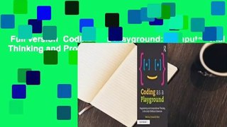Full version  Coding as a Playground: Computational Thinking and Programming in Early Childhood