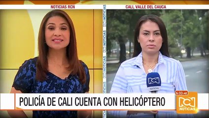 La Policía en Cali cuenta con el apoyo de un helicóptero Halcón