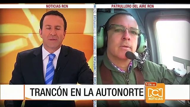 Accidente de un tractocamión genera grave trancón en la Autopista Norte