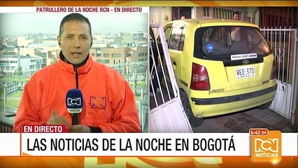 Taxista, al parecer en estado de embriaguez, protagonizó un accidente en Bogotá