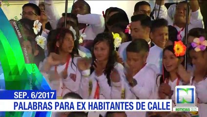 Emotiva bienvenida al papa Francisco