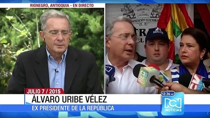 "No es un acuerdo con el Gobierno": Uribe sobre aprobación de ley de zonas de concentración