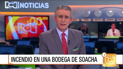 Incendio consumió una bodega en Soacha (Cundinamarca)