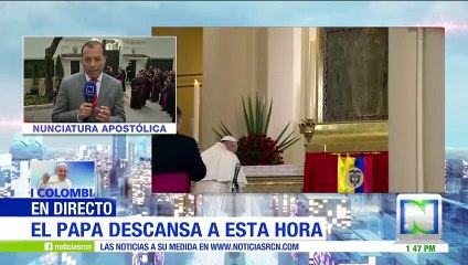 El papa Francisco le concedió una ofrenda a la virgen de Chiquinquirá