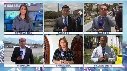 Fieles esperan en la calle 26 la llegada del papa Francisco