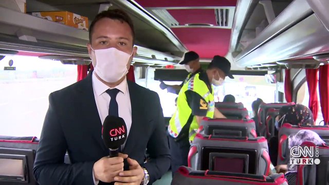 Jandarma otobüslerde HES kodu denetimi yaptı | Video