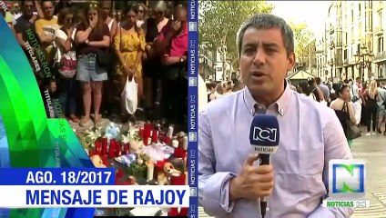Primeras imágenes del momento del atentado terrorista en Barcelona, España