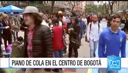Con un piano, la alcaldía de Bogotá invita a los capitalinos a promover la cultura y el arte