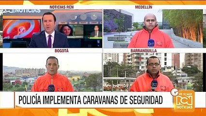 Policía de Barranquilla implementa caravanas de seguridad