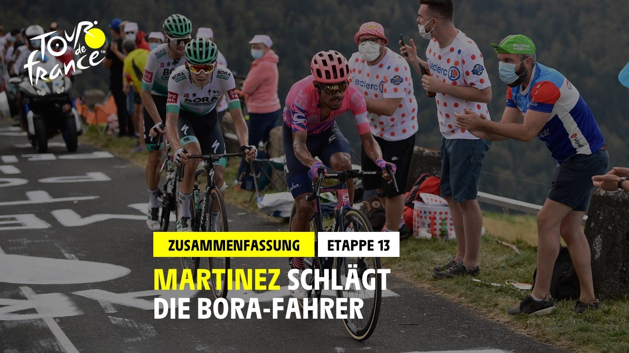 #TDF2020 - Etappe 13 - Martinez schlagt die bora-fahrer