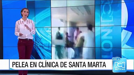 A puños terminó altercado entre familiares de un paciente y personal médico en Santa Marta