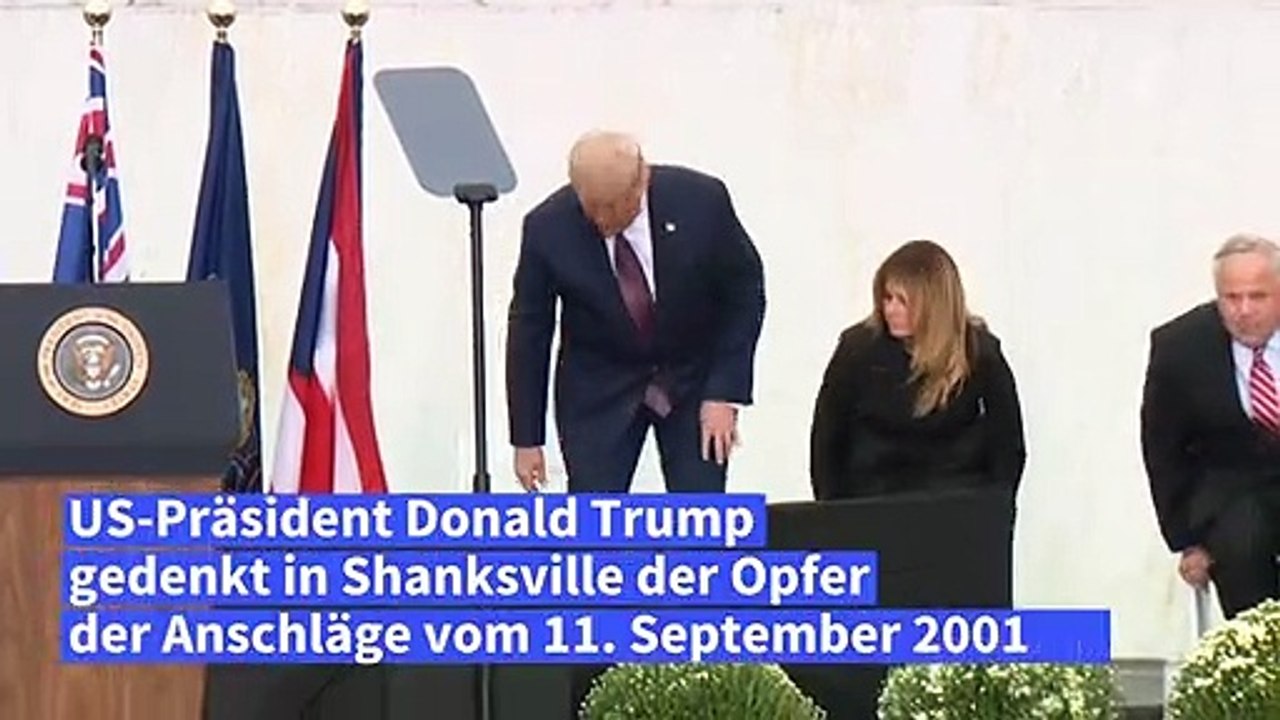 Trump und Biden gedenken der Opfer der 9/11-Anschläge auf getrennten Veranstaltungen