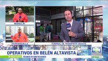 Operativos en Belén de Altavista en Medellín contra las bandas delincuenciales