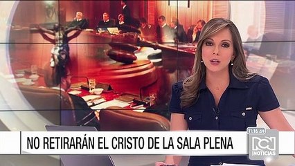 Corte Constitucional negó la petición de quitar el crucifijo de la sala plena de la corporación