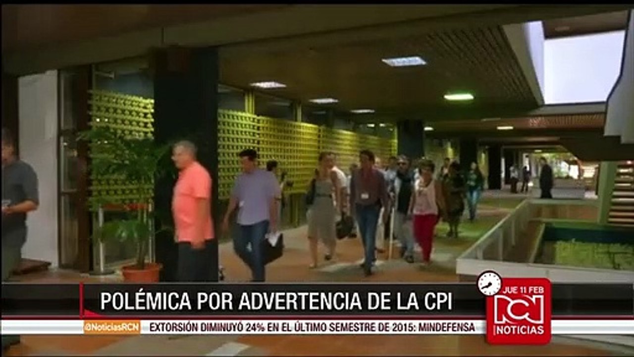 Cruce de mensajes entre Ordóñez y Minjusticia por advertencias de CPI sobre proceso de paz