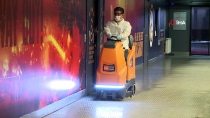 Türk Telekom Stadyumu'nda dezenfeksiyon çalışmaları tamamlandı