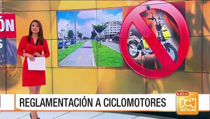 Ha bajado el uso de los ciclomotores en Bogotá