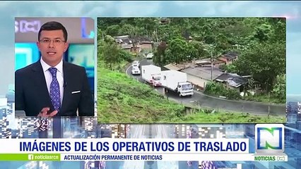 Fuertemente escoltada, avanza hacia Bogotá caravana con armas de las Farc