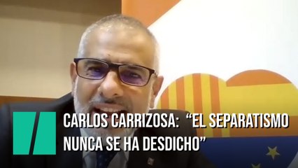 Carlos Carrizosa: "El separatismo nunca se ha desdicho de la línea emprendida por Puigdemont"