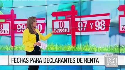 El próximo martes empezarán los vencimientos del plazo para declarar renta